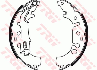 Колодки тормозные барабанные TRW GS8719