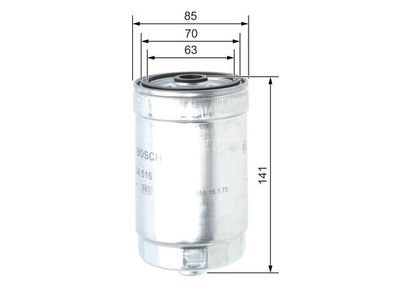 Фильтр топливный BOSCH 1457434516