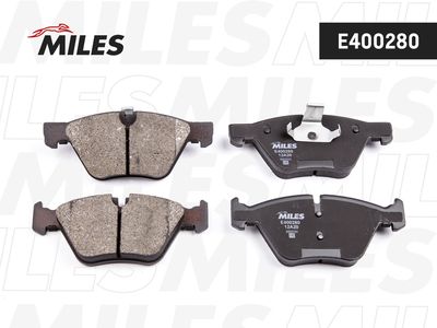 Колодки тормозные без датчика передние Miles E400280