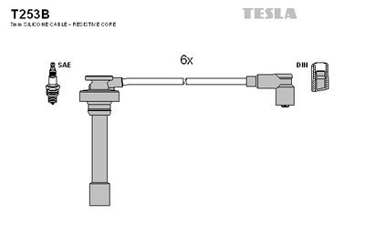 Комплект проводов TESLA T253B