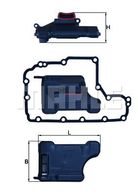 Фильтр АКПП MAHLE HX157D