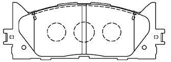 Колодки тормозные PMC PKF019