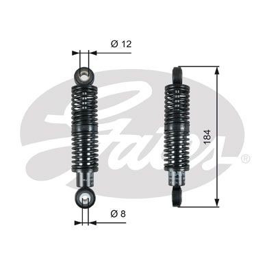 Амортизатор ролика GATES T39265