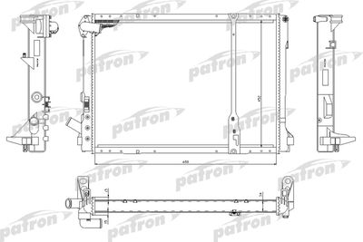 Радиатор системы охлаждения PATRON PRS3520