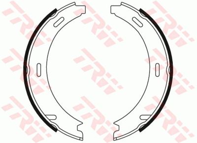 Колодки тормозные барабанные TRW GS8208