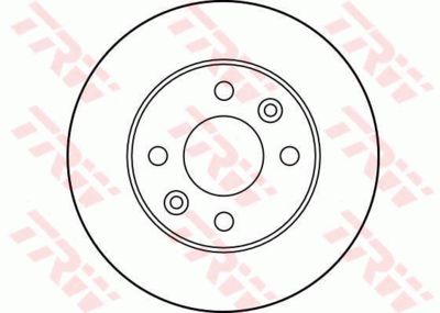 Диск тормозной TRW DF1016