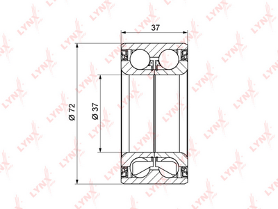 Подшипник ступицы TRIALLI CS0170