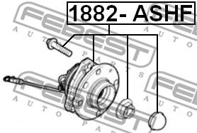 Ступица передняя FEBEST 1882ASHF
