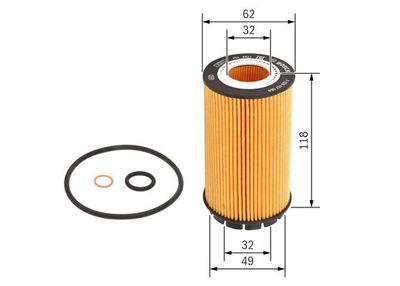 Фильтр масляный BOSCH F026407069