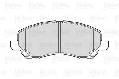 Комплект колодок для дискового тормоза VALEO 301886
