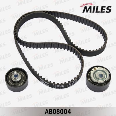Ремень ГРМ зубчатый с роликами комплект Miles AB08004