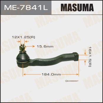 Наконечник рулевой левый Masuma ME7841L