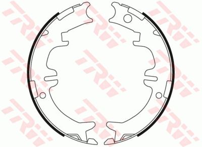 Колодки тормозные задние барабанные TRW GS8446