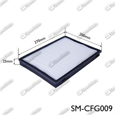 Фильтр салона SPEEDMATE SMCFG009