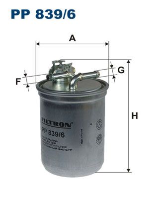 Фильтр топливный FILTRON PP8396
