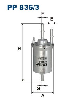 Фильтр топливный FILTRON PP8363