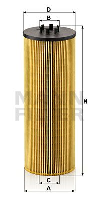 Фильтр масляный MANN-FILTER HU12140X