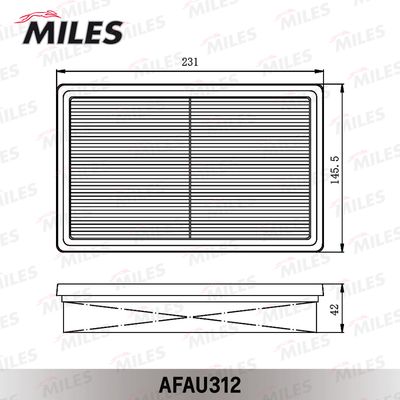 Фильтр воздушный Miles AFAU312