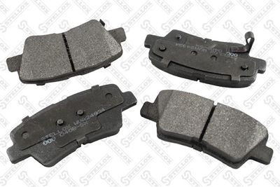 Колодки дисковые задние с антискрипными пластинами STELLOX 000040BSX