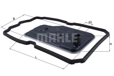 Фильтр АКПП MAHLE HX124D