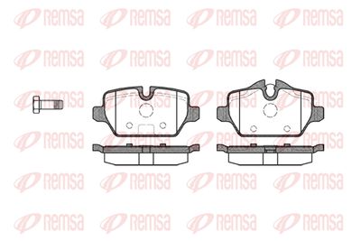 Колодки тормозные задние REMSA 113200