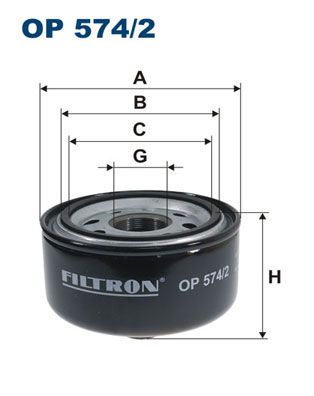 Фильтр масляный FILTRON OP5742