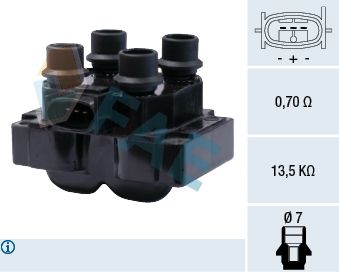 Катушка зажигания FACET 1970363