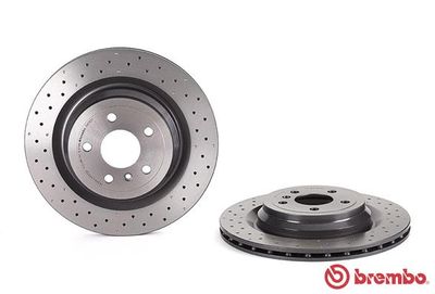 Диск тормозной задний перфорированный BREMBO 09A95921