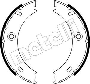 Колодки тормозные барабанные METELLI 530240