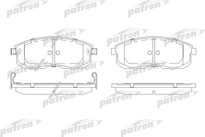 Колодки тормозные дисковые PATRON PBP691