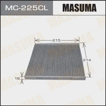 Фильтр салона угольный Masuma MC225CL