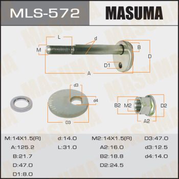 Болт-эксцентрик Masuma MLS572