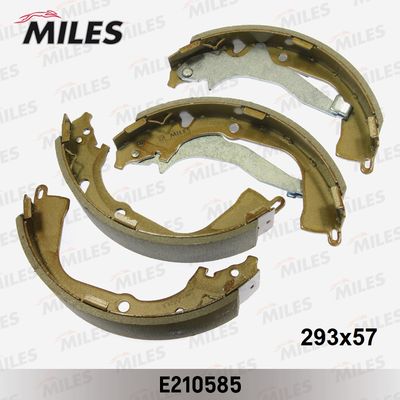 Колодки тормозные барабанные Miles E210585