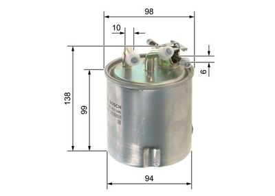 Фильтр топливный BOSCH F026402096