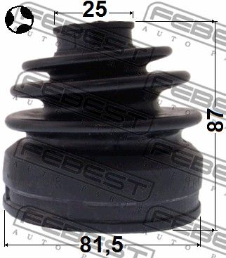 Пыльник ШРУС внутреннего комплект FEBEST 0415CY4ALHT