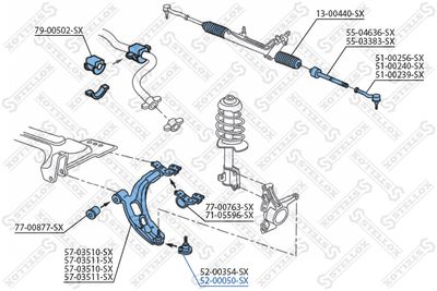Опора шаровая STELLOX 5200050SX