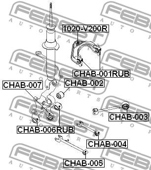 Сайлентблок GENERAL MOTORS 96499160