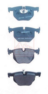 Колодки тормозные дисковые задние AKYOTO AKD19205
