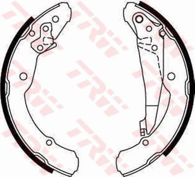 Колодки тормозные барабанные TRW GS8639