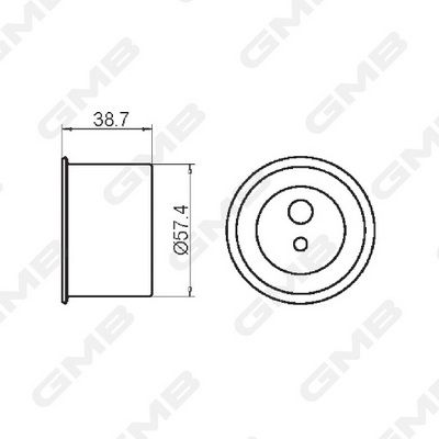 Ролик ремня ГРМ GMB GT10111