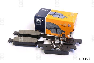 Колодки тормозные дисковые HOLA BD860