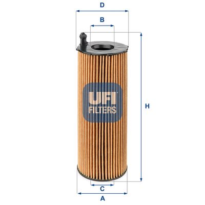 Фильтр масляный UFI 2510500