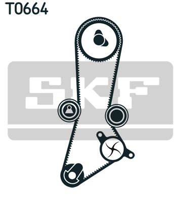 Комплект ремня ГРМ SKF VKMA95660