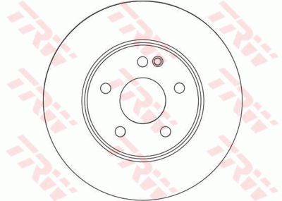 Диск тормозной передний TRW DF4454