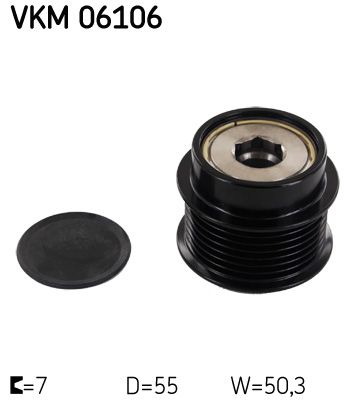 Шкив генератора SKF VKM06106