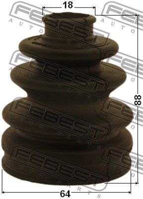 Пыльник ШРУС внутреннего комплект FEBEST 0115MHU38R