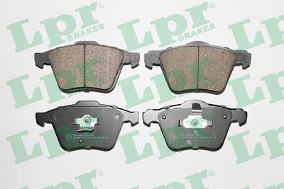 Колодки тормозные передние LPR 05P1237