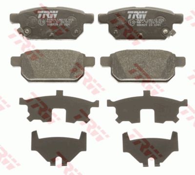 Колодки тормозные задние TRW GDB3529