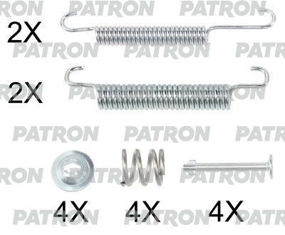 Комплект монтажный тормозных колодок PATRON PSRK0225