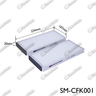 Фильтр салона SPEEDMATE SMCFK001